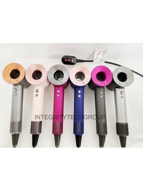 Dyson Hair Dryer Set in Gold, Rose Gold, Silver, Pink, Magenta, Blue, Gray
